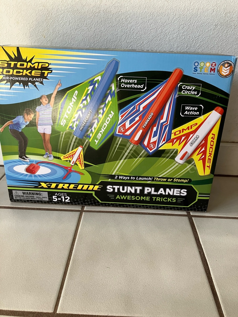 X-Treme Stunt Planes - Red, Blue & Yellow